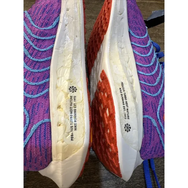 Womens Nike Pegasus Turbo Next Nature‎ Running Shoes Pink/Crimson DM3414 500 - Image 7