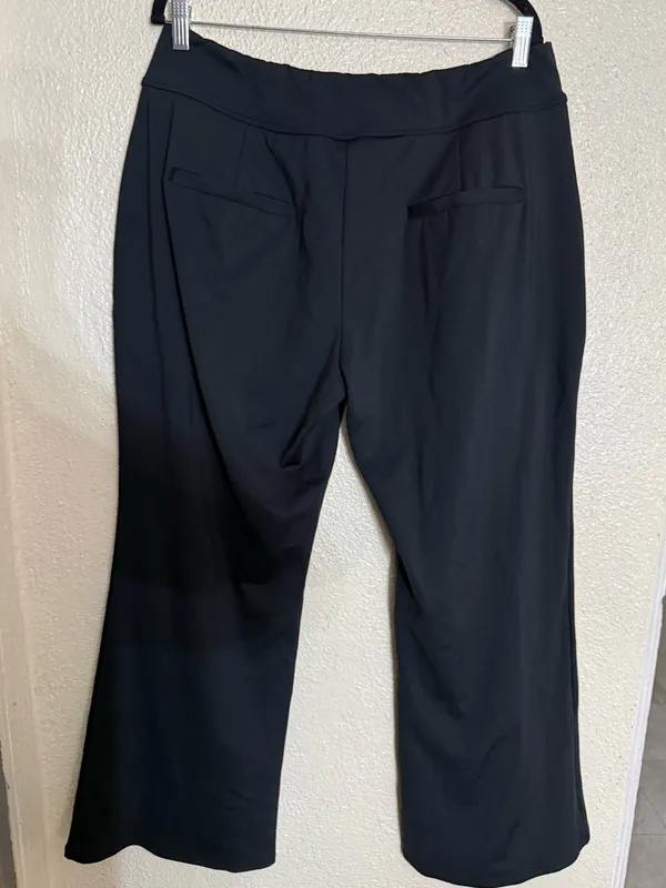 HALARA flex Black Wide-Leg Ponte Pull-On Pants DayStretch size 1X - Image 8