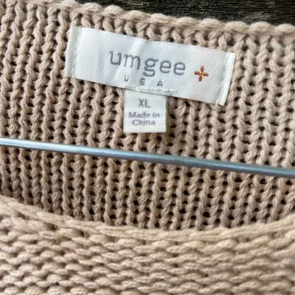 UMGEE USA size XL balloon sleeve tunic relaxed fit sweater - Image 6
