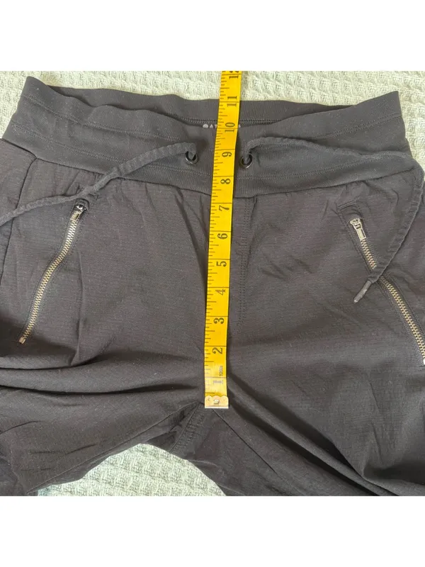 Athleta Trekkie North Crop 23" Jogger Pants Womens 4T Tall Black Hiking Outdoor - Image 7