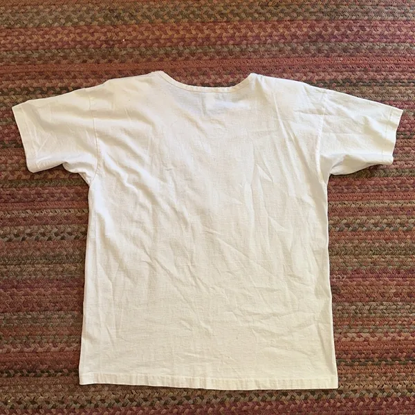 VTG CREAM BIRD NEST COTTAGE CORE TEE Size L - Image 6