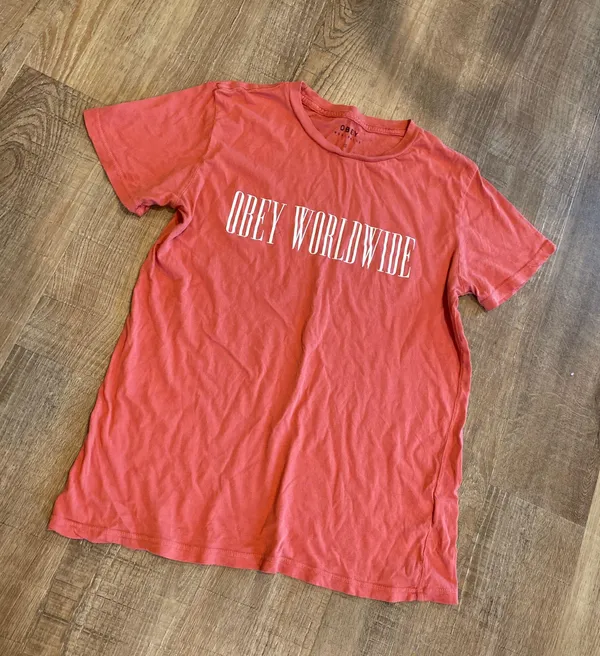 Obey Worldwide Tee Shirt Top - Image 5