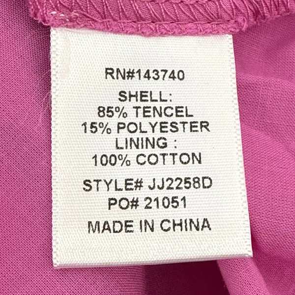 Hyacinth House Tuckernuck‎ NWT Amie Mini Dress Pink Magenta Pleated Bib Size M - Image 10