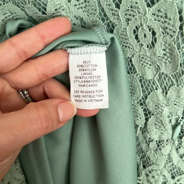 Altar’d State Sage Green Mini Dress Large - Image 4