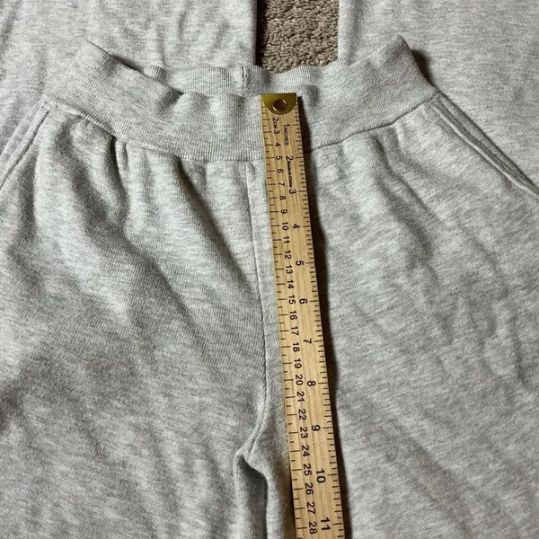 Uniqlo Women Heather Gray Wide Leg Knit Lounge Pants‎ Small 472116-44-02 - Image 3