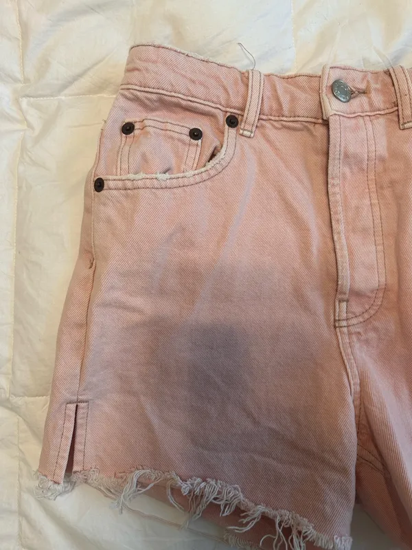 ZARA High-Waisted Shorts Denim - Image 2