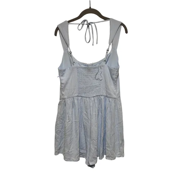 Wild Fable Light Blue Sleeveless Romper M - Image 6