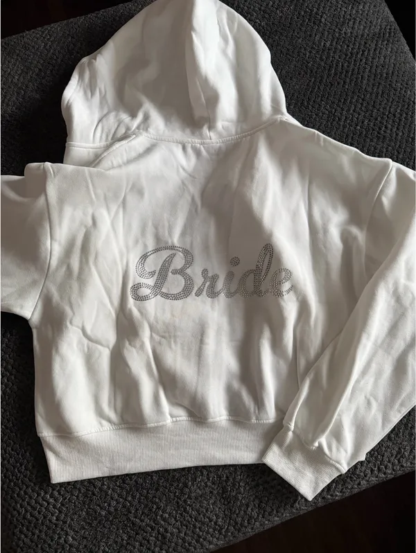 White Fox Bride Sweatshirt - Image 3