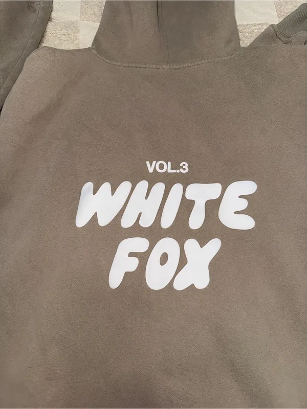 White‎ Fox Boutique Volume 3 hoodie in Khaki size M/L - Image 5