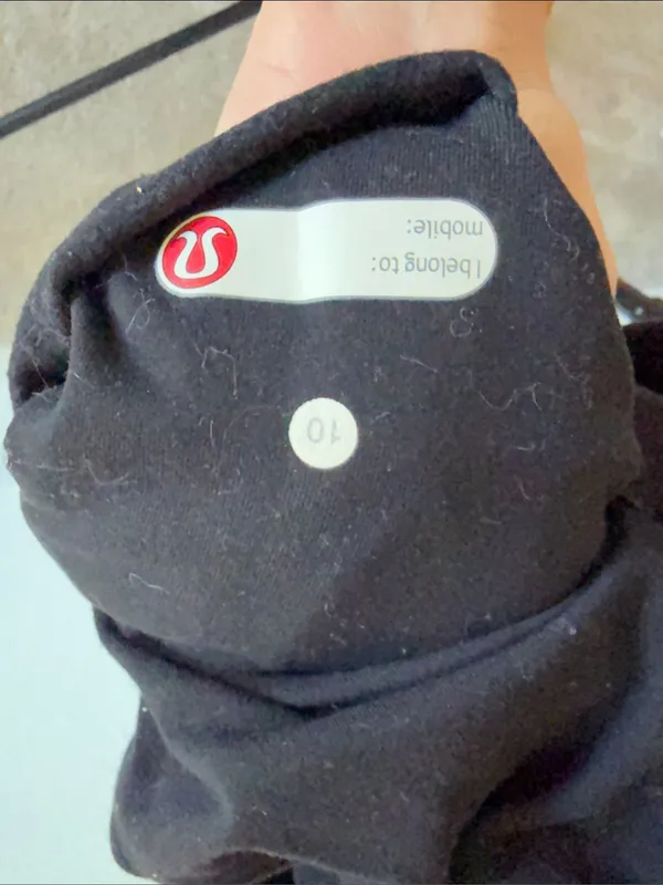 Lululemon Long Black Hooded Zip Jacket - Size 10 - Image 3