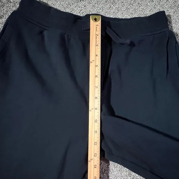 Zara Joggers Women L‎ Black 100% Cotton Drawstring Sweatpants Relaxed Fit - Image 6