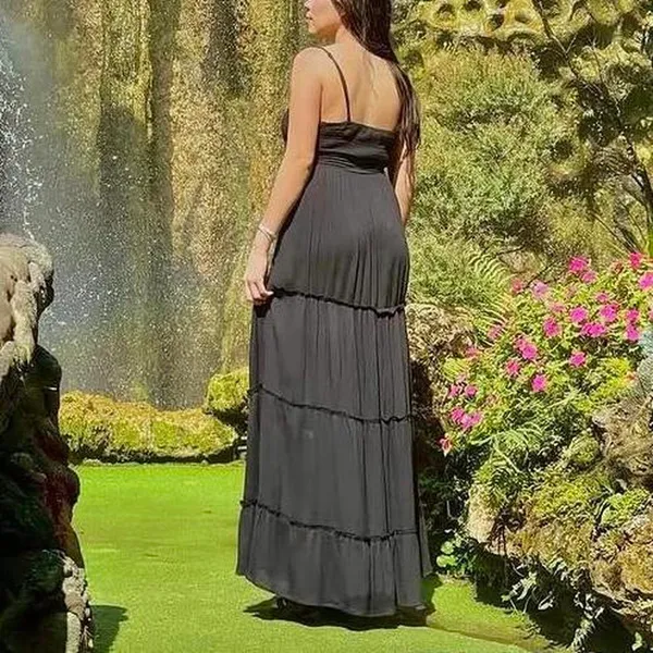 Justify black maxi boho dress - Image 2