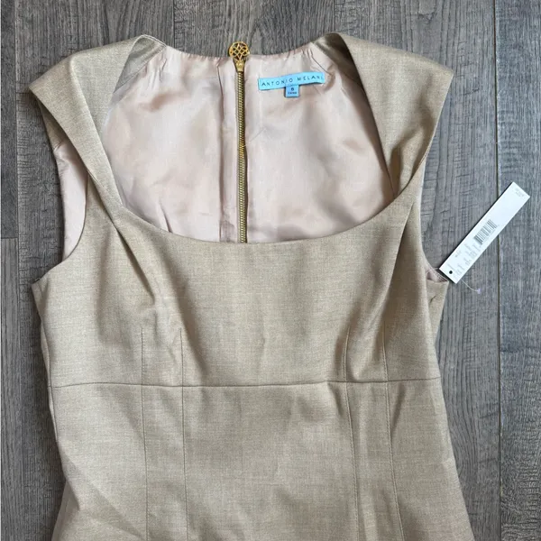 Antonio Melani Saint-Tropez Midi Dress in Carmel- NWT- Size 6 - Image 3