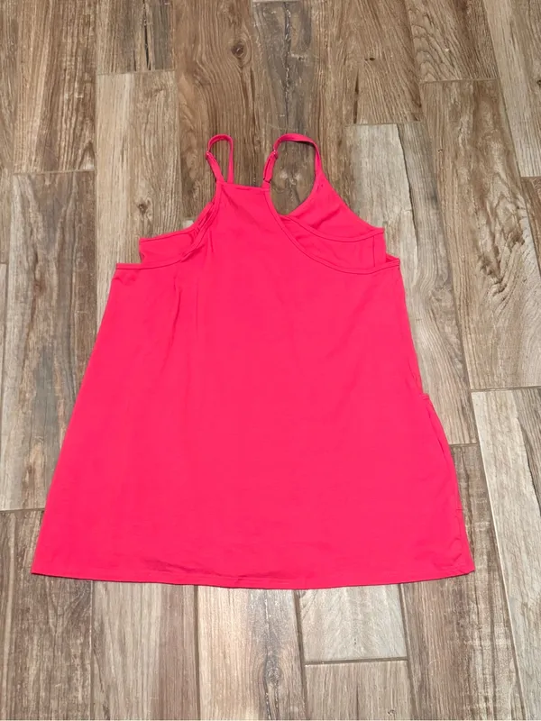 Boutique Pink Romper Dress Size L - Image 3