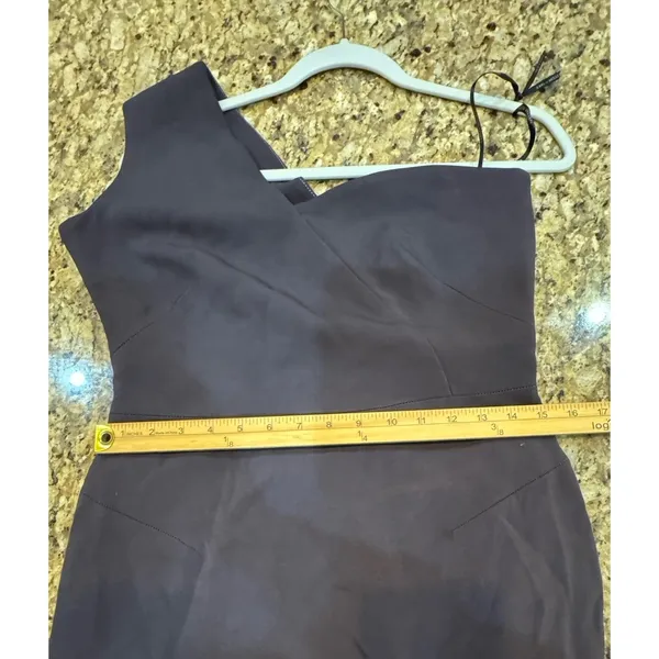 Karen Millen Dress One Shoulder Asymmetrical Hem Size 8 - Image 8