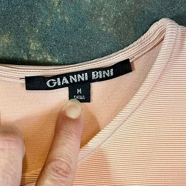 Gianna Bini Jamie Guava Globe Trotter Midi Dress Medium - Image 8