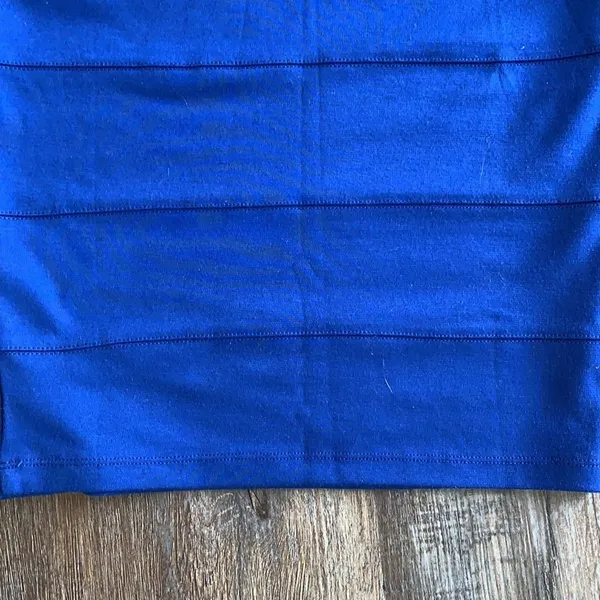 Forever 21 Royal Blue Pull On Pencil Skirt M - Image 7