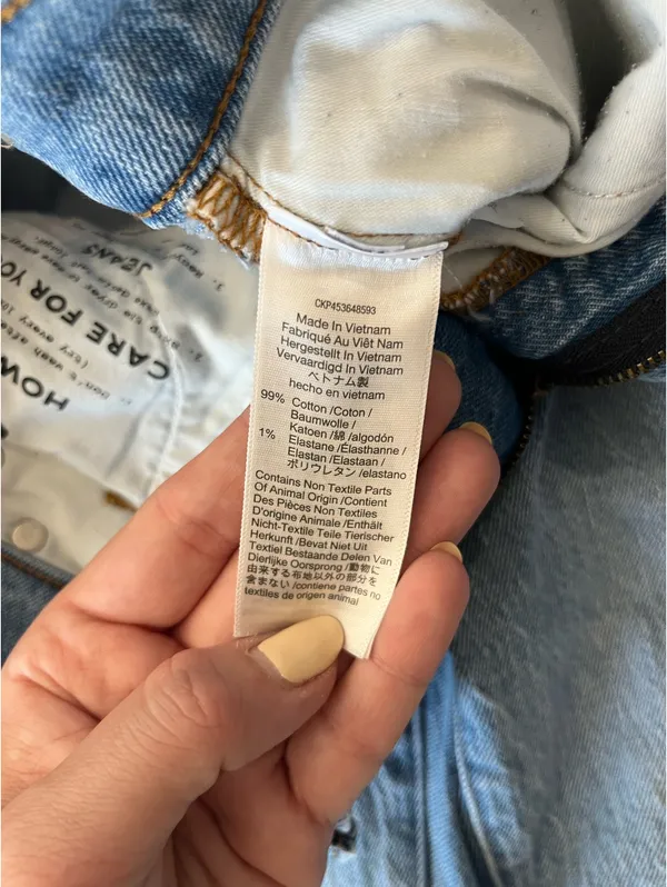 Madewell The Perfect Vintage Jeans Straight High-Rise Leg 27 - Image 9