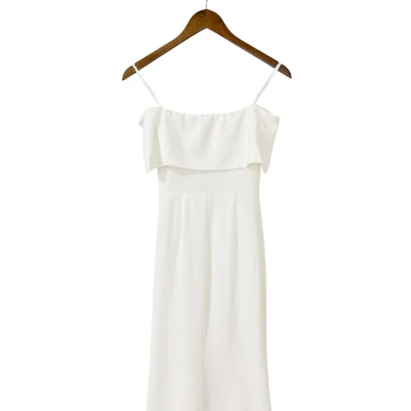 Lulus Exceptional Romance White Off-the-Shoulder Mermaid Maxi Dress size XS NWT - Image 5