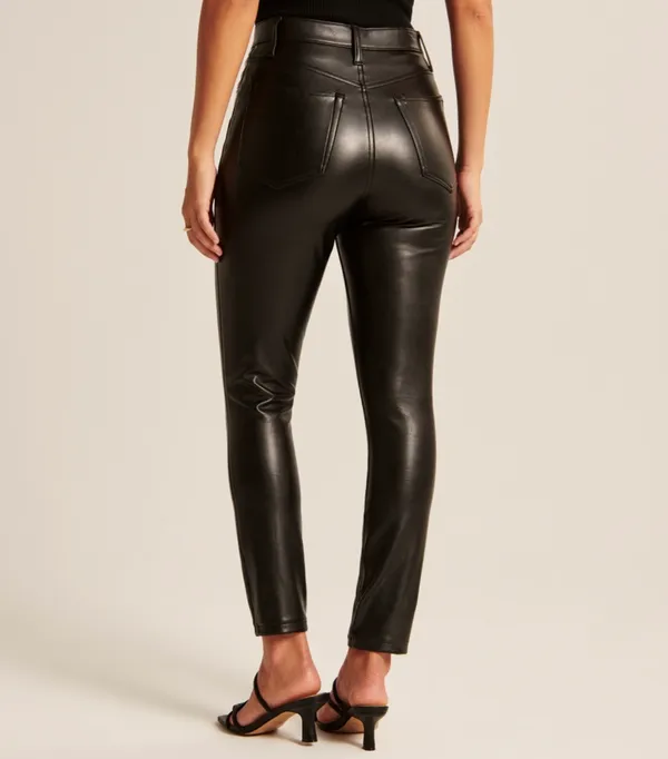 Abercrombie Vegan Leather Skinny Pant - Image 5