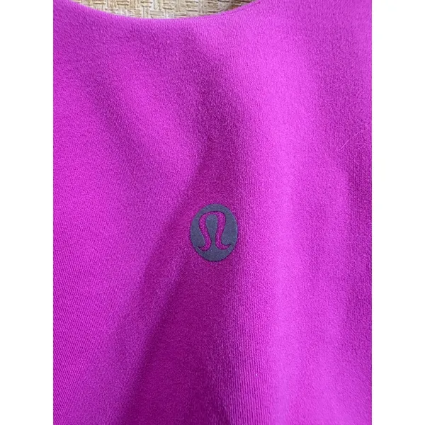 Lululemon Align Tank Top Women 2 Nulu Cropped Shelf Bra Pink LW1DUDS - Image 3