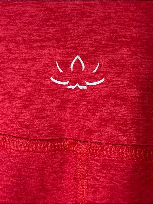 Beyond Yoga Red Space Dye Caught In The Midi High Rise Leggings - Image 3