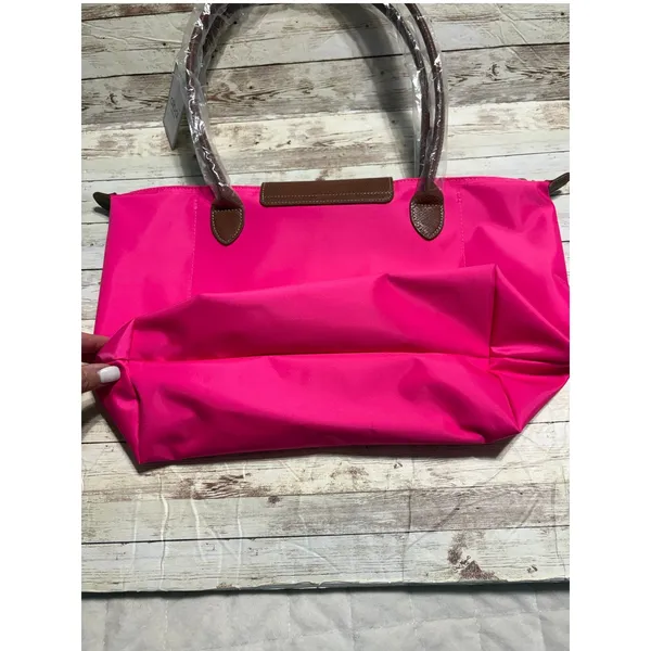 Source Unknown Nylon Hot Pink Tote Bag School Shoulder NWT - Image 3