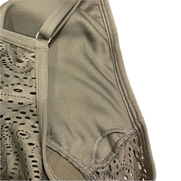 PINK Olive Green Racerback‎ Bra / Bralette - Image 4