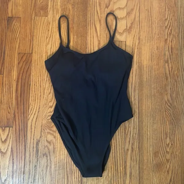 Andie The Amalfi One Piece Swimsuit Rib‎ Black size XS NWT - Image 3