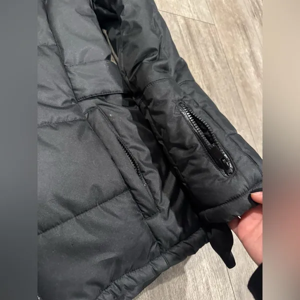 Topshop Women's Black Hooded Jacket - Image 8