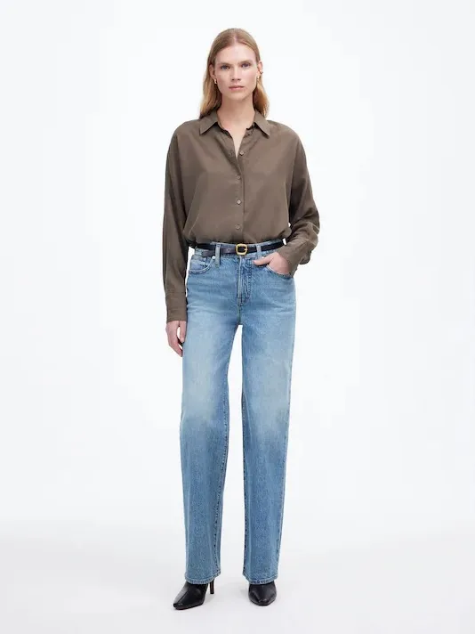 Madewell The Perfect Vintage Wide-Leg Emrose Wash Size 14W - Image 2