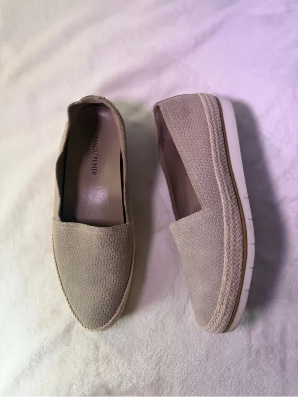 Donald J. Pliner Neutral Beige Espadrille Slip-On Loafer - Image 6