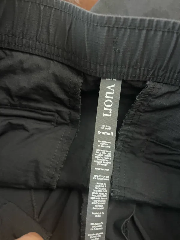 Vuori VW401-L Pants XS Charcoal Gray Slim Stretch Full Length Long Travel Jogger - Image 5
