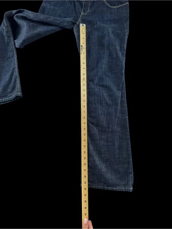 Gap maternity jeans Dark Blue Women's Bootcut Jeans additional elastic sides - Image 7