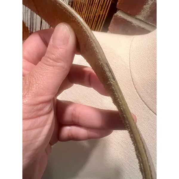 American Vintage Vintage Genuine Snakeskin Leather Belt Brown Python S/M 29–33” - Image 11