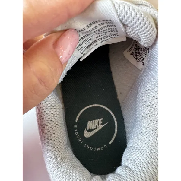 Nike Court Legacy Lift Platform Sneakers Women 7 White Gum‎ Sole Minimalist - Image 7