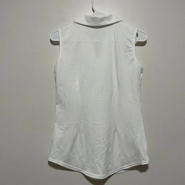 Jofit White Sleeveless Golf Polo Size XS - Image 3