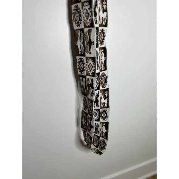 Handmade Hand Woven Bohemian Aztec African Sash Belt Homemade multicolor Cultural Decor - Image 4