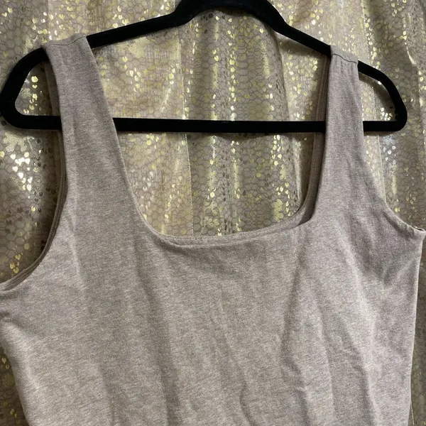 Abercrombie & Fitch Brown Cotton Seamless Fabric Tank Bodysuit, XXL - Image 3