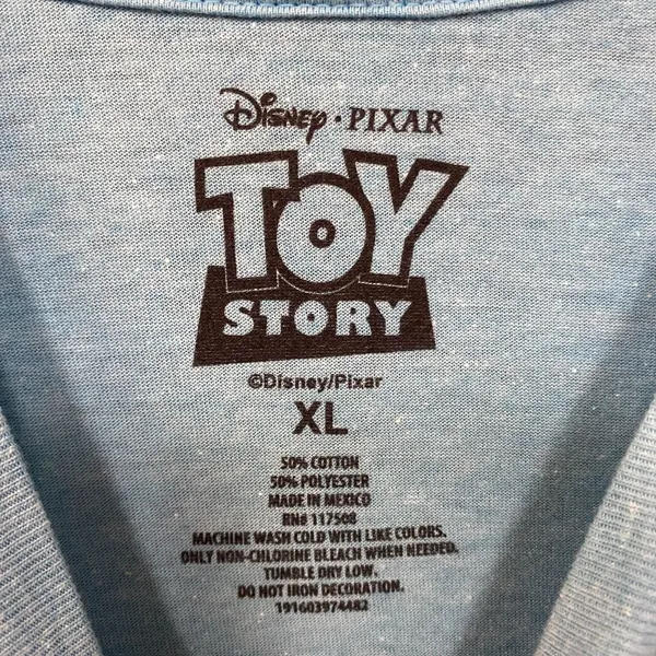 Disney Pixar Toy Story Group Portrait Blue T-Shirt XL - Image 4