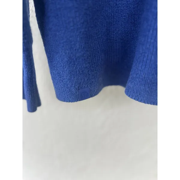 Lululemon Sweater Size XL Merino Wool-Blend Ribbed Crewneck Heathered Blue Thick - Image 10