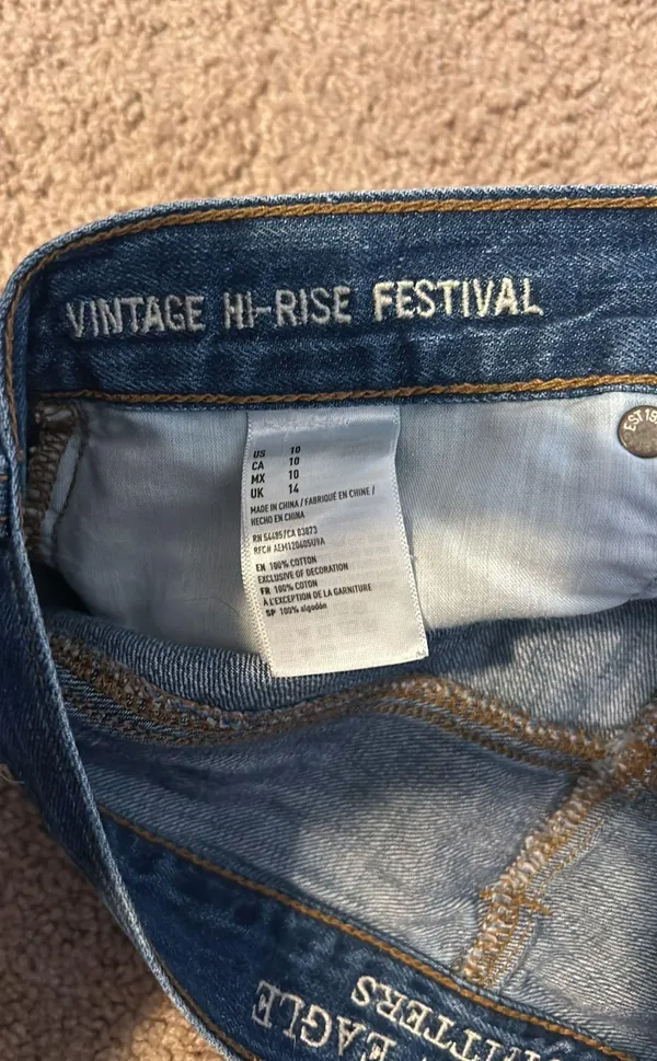 vintage high rise festival short - Image 5
