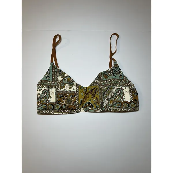 The Upside Vadella Ballet Bra Size 6 Geo Paisley Sports Bra - Image 2