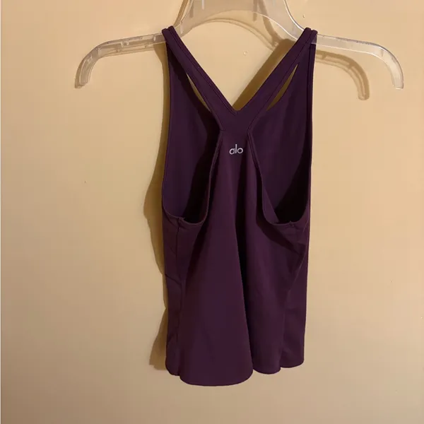 Alo Yoga Select Tank Top in Dark Plum - Image 4