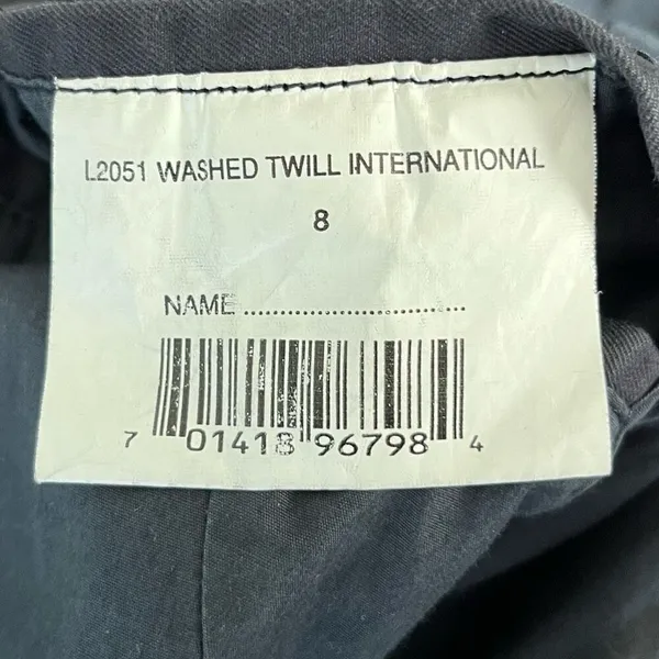 Barbour Utility Jacket Belted Gray Navy L2051 US4 - Image 6