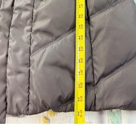 Lauren‎ Ralph Lauren Womens Taupe Down Filled Puffer Toggle Parka Coat Large - Image 8