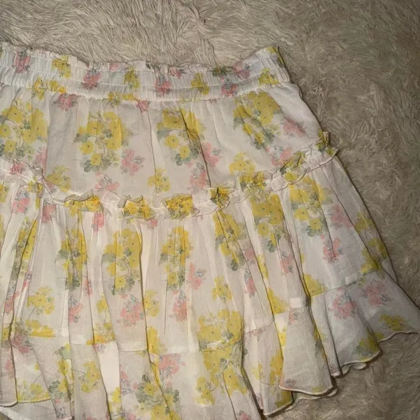 LoveshackFancy Bardon Skirt Sherbert Sunrise NWOT Small - Image 3