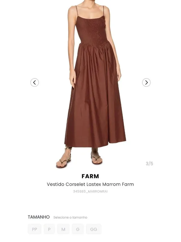 NWOT Farm Rio Cotton Burgundy Sleeveless Midi Dress Size XS - Image 2
