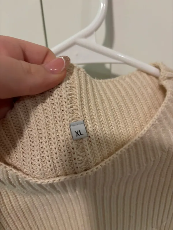 Amazon Mockneck Sweater Vest with Pocket Beige - Image 2