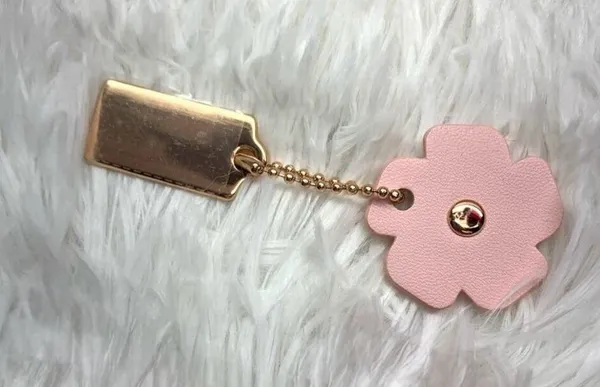COACH Flower Charm with Mini Hang Tag Bag Charms - Image 3